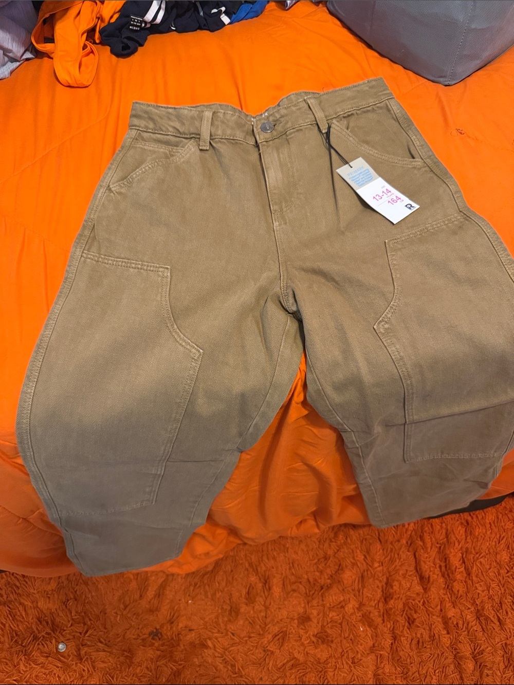 Primark Brown Kids Utility Jeans